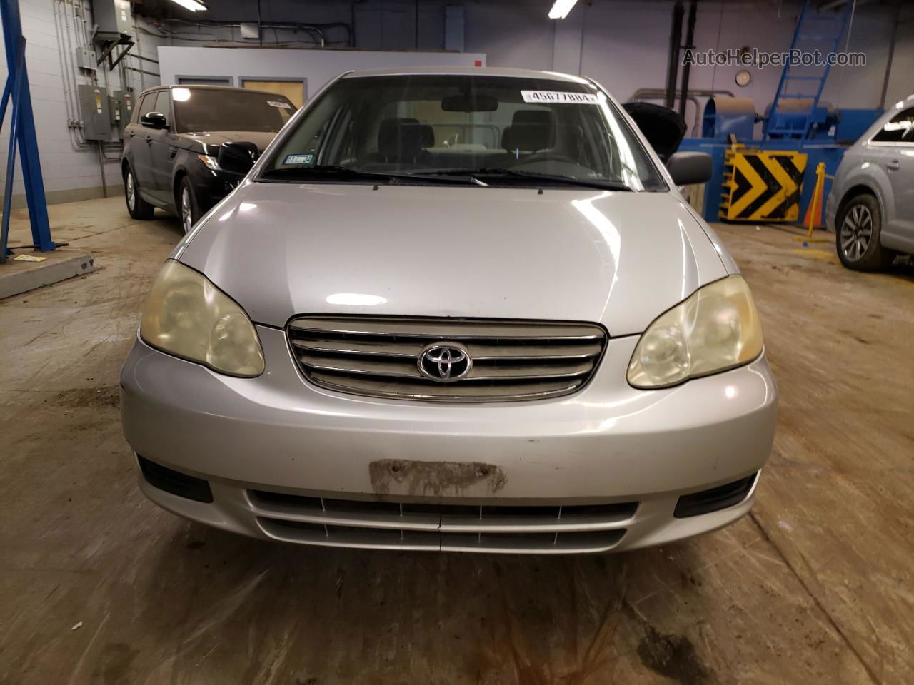 2004 Toyota Corolla Ce Silver vin: 1NXBR32E34Z313594