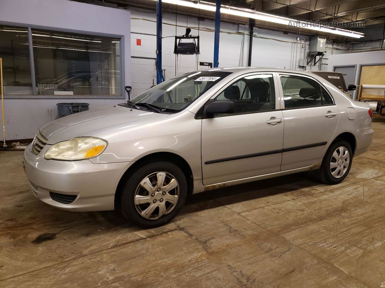 2004 Toyota Corolla Ce Silver vin: 1NXBR32E34Z313594