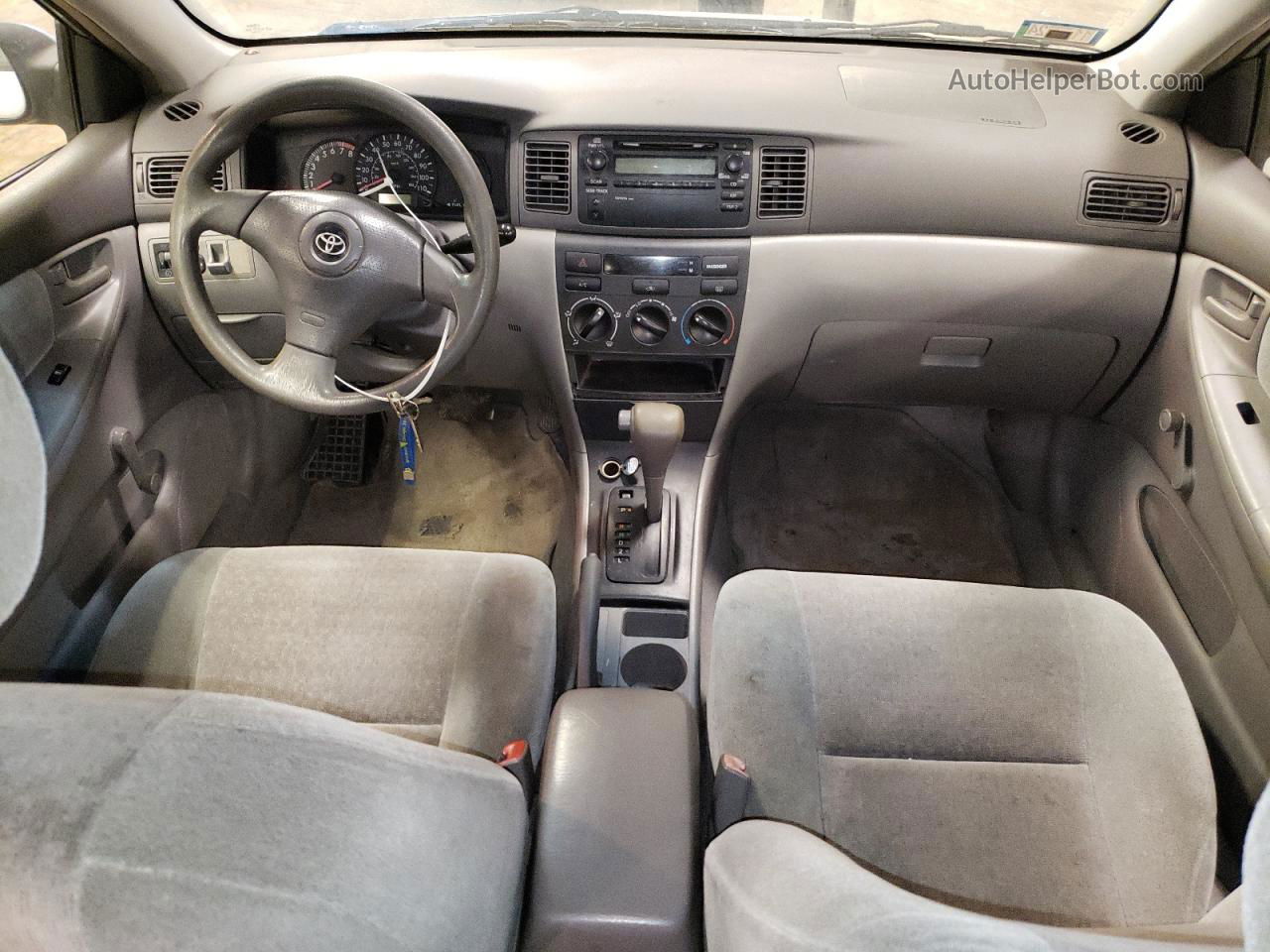 2004 Toyota Corolla Ce Silver vin: 1NXBR32E34Z313594