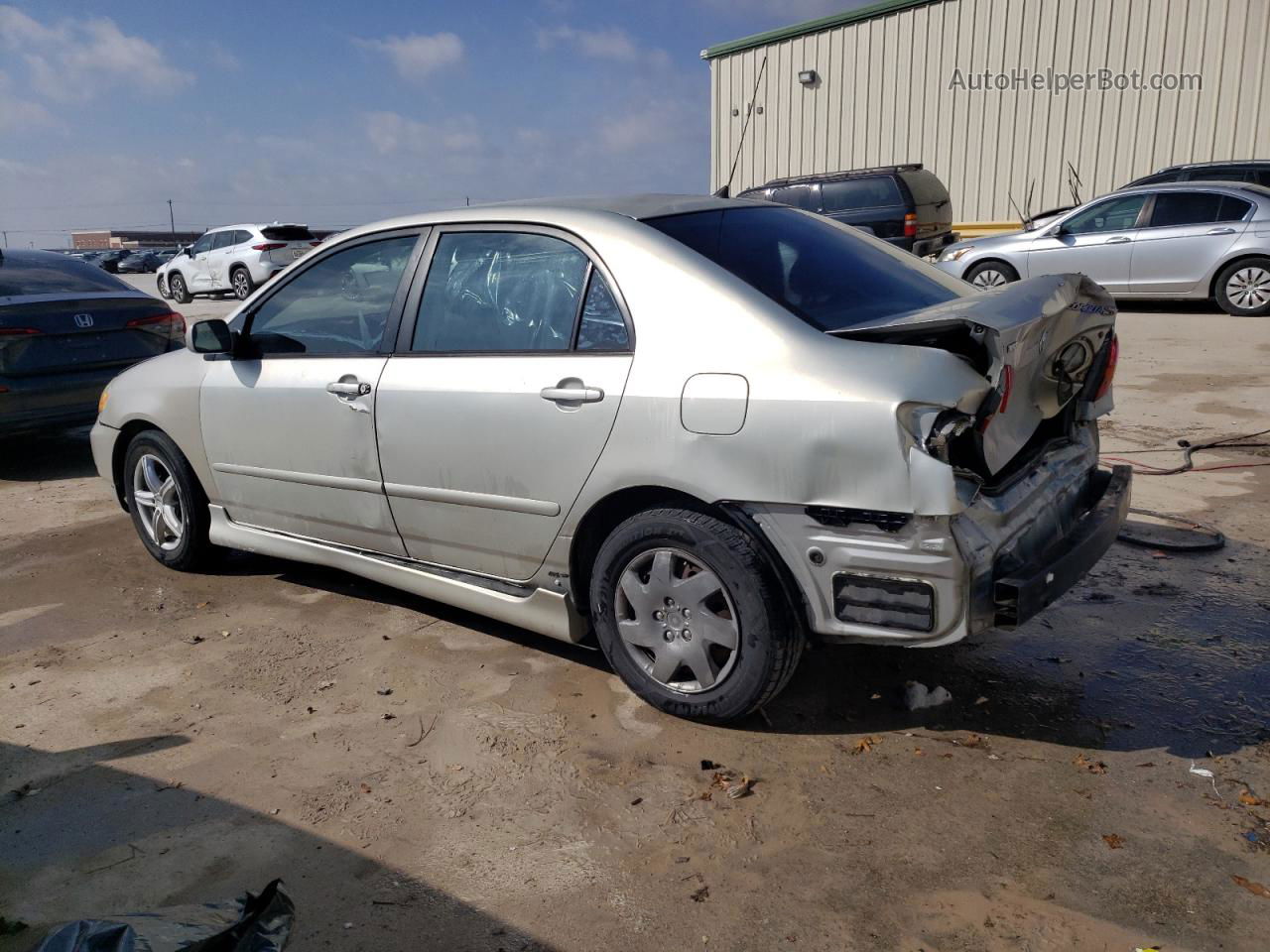 2004 Toyota Corolla Ce Silver vin: 1NXBR32E34Z320187