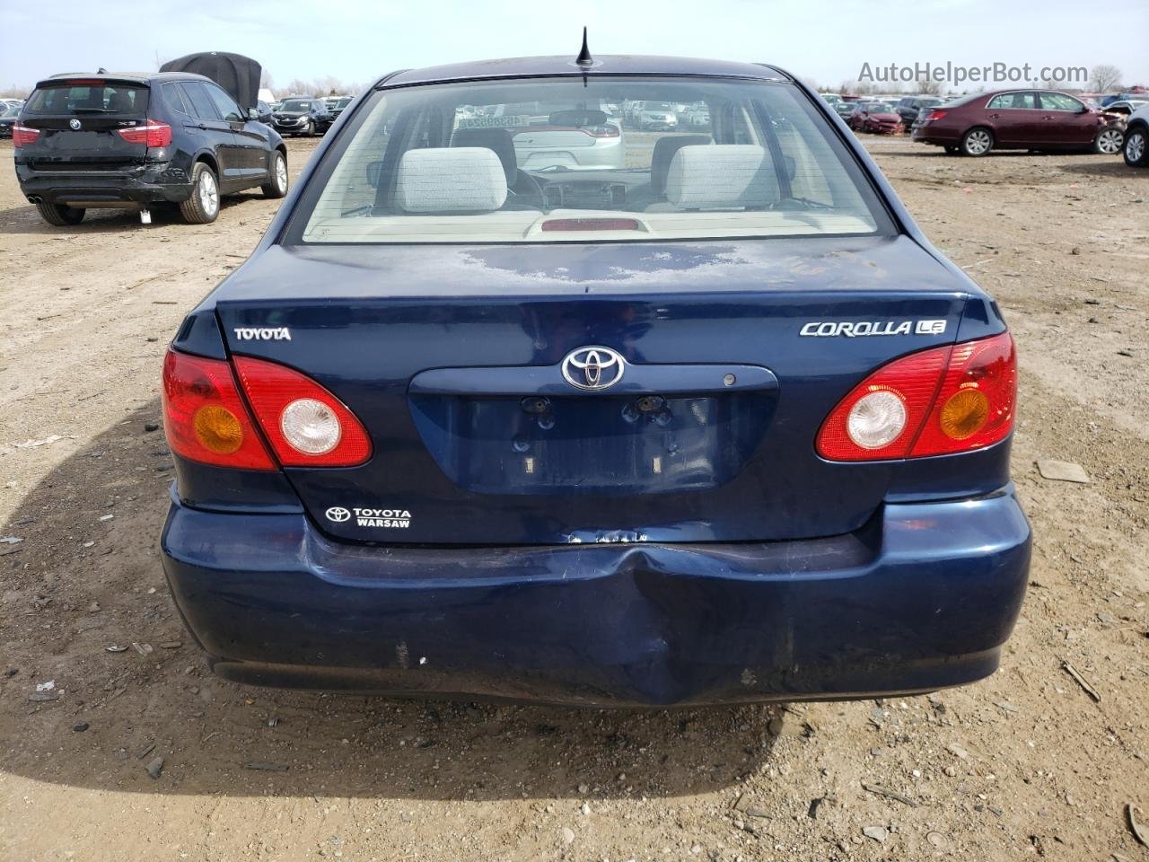 2004 Toyota Corolla Ce Синий vin: 1NXBR32E34Z334199