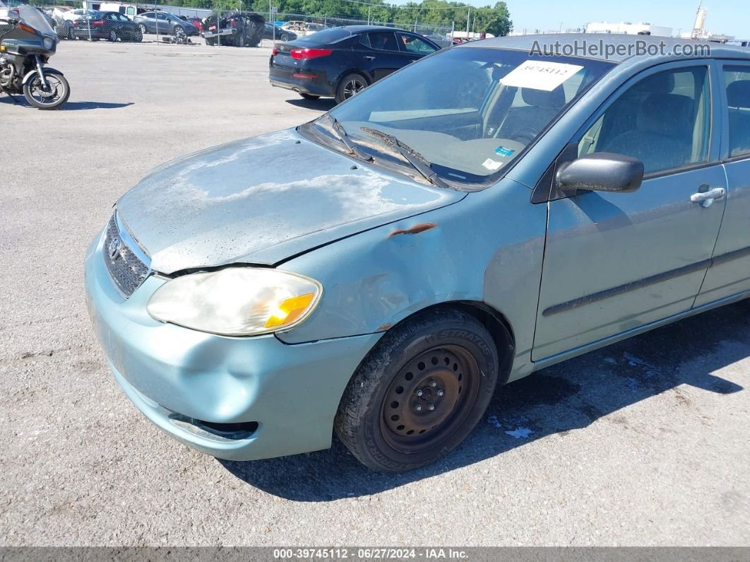 2005 Toyota Corolla Ce Green vin: 1NXBR32E35Z345317