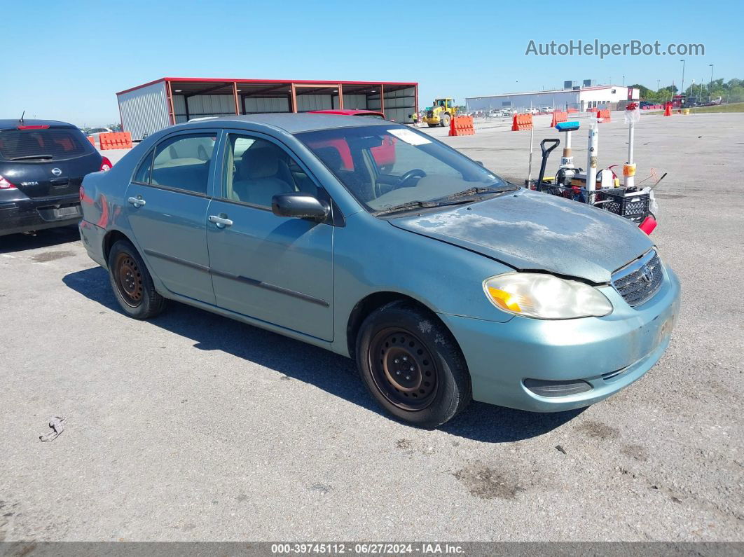 2005 Toyota Corolla Ce Green vin: 1NXBR32E35Z345317