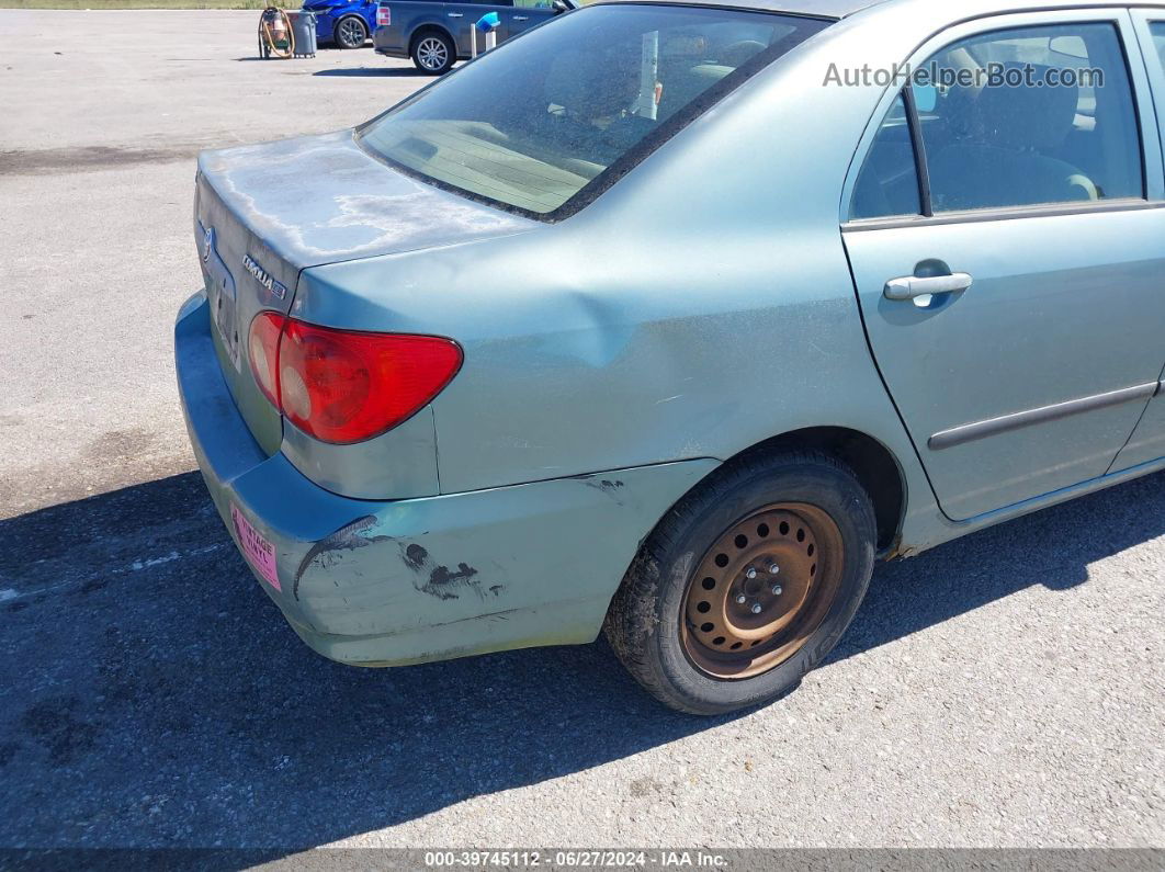 2005 Toyota Corolla Ce Green vin: 1NXBR32E35Z345317