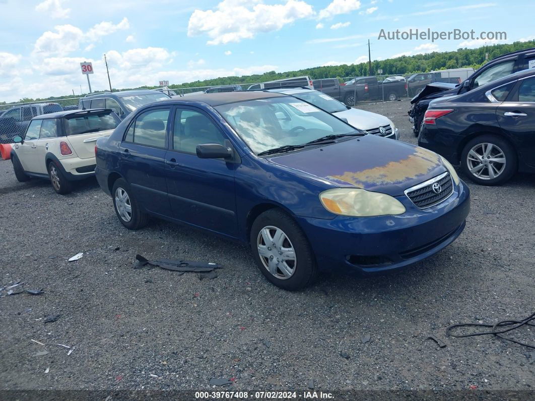 2005 Toyota Corolla Ce Blue vin: 1NXBR32E35Z386658