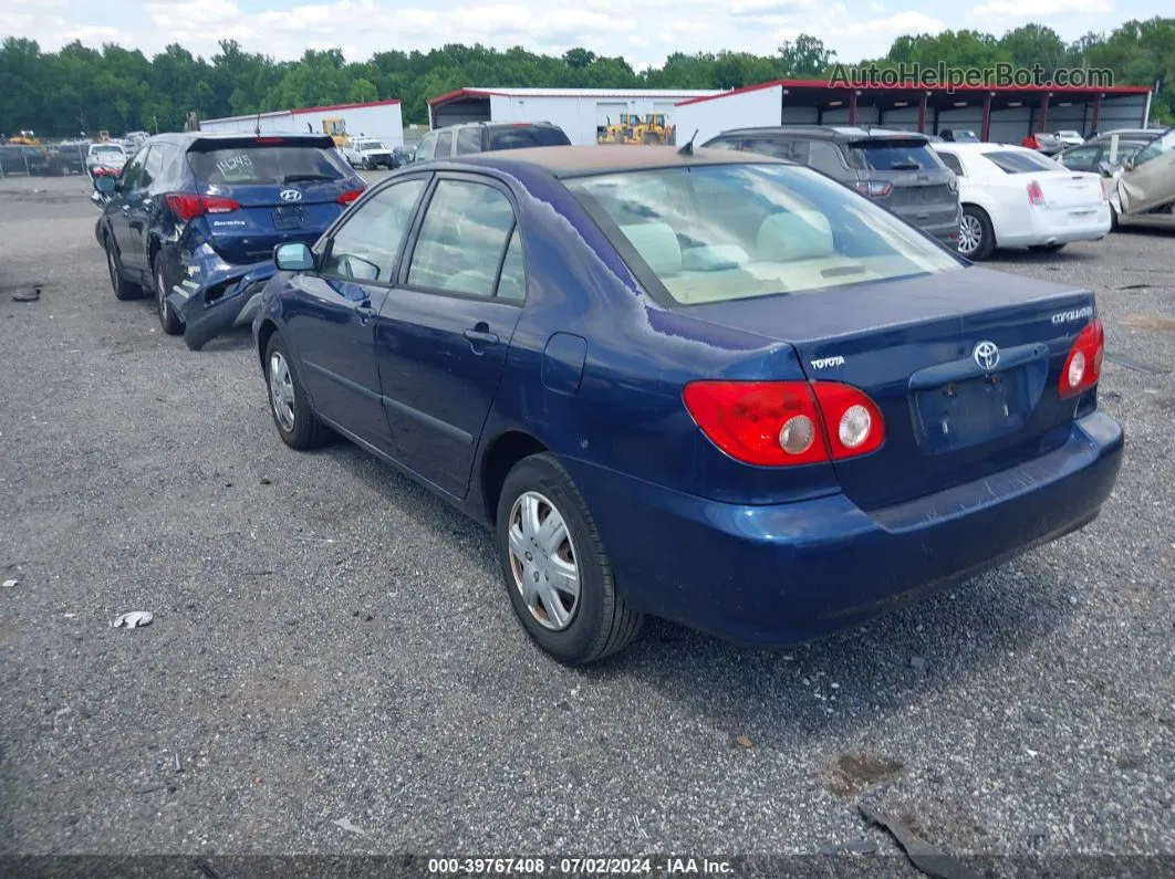 2005 Toyota Corolla Ce Blue vin: 1NXBR32E35Z386658