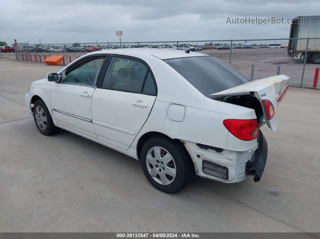 2005 Toyota Corolla Le White vin: 1NXBR32E35Z440010