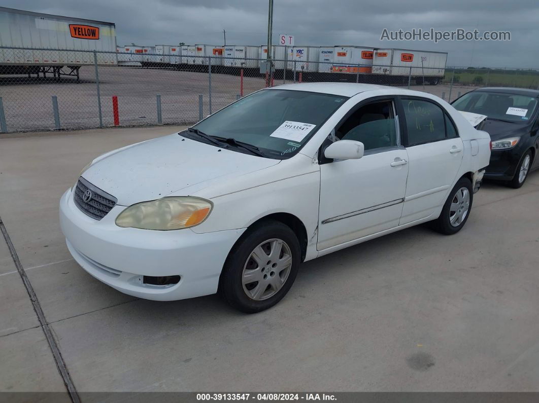 2005 Toyota Corolla Le White vin: 1NXBR32E35Z440010