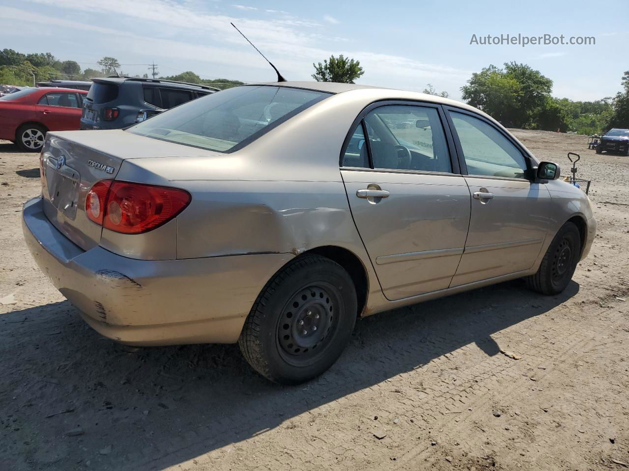 2005 Toyota Corolla Ce Beige vin: 1NXBR32E35Z447796