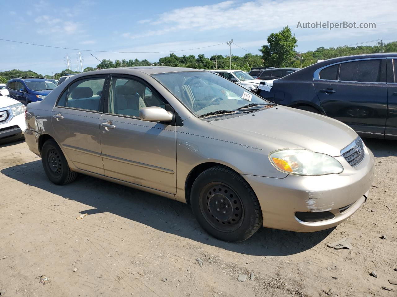 2005 Toyota Corolla Ce Beige vin: 1NXBR32E35Z447796