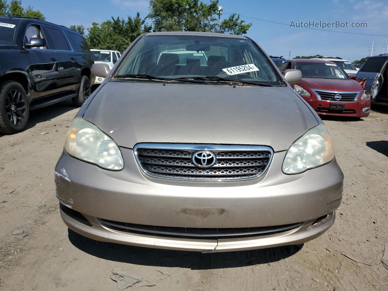 2005 Toyota Corolla Ce Beige vin: 1NXBR32E35Z447796