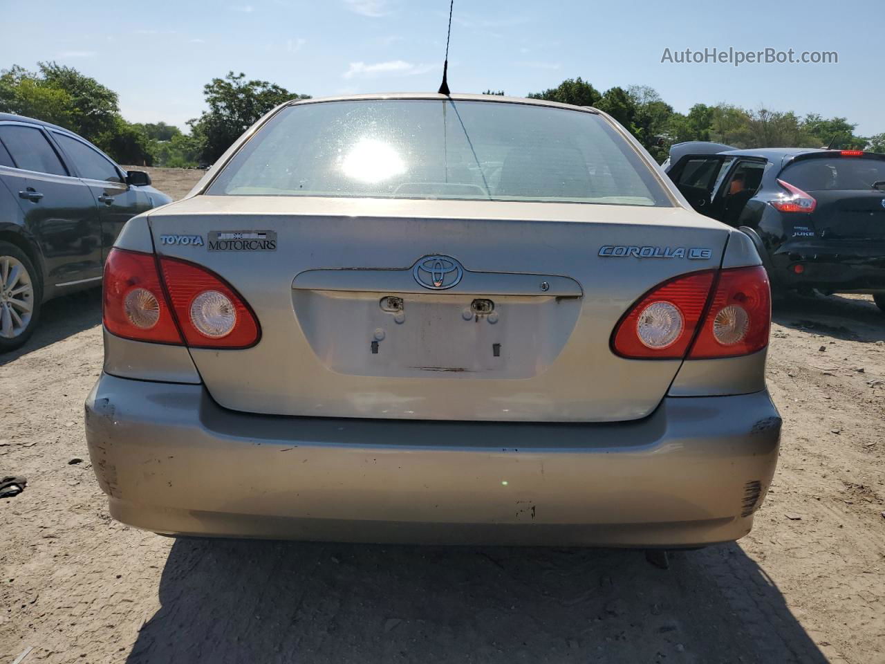 2005 Toyota Corolla Ce Beige vin: 1NXBR32E35Z447796