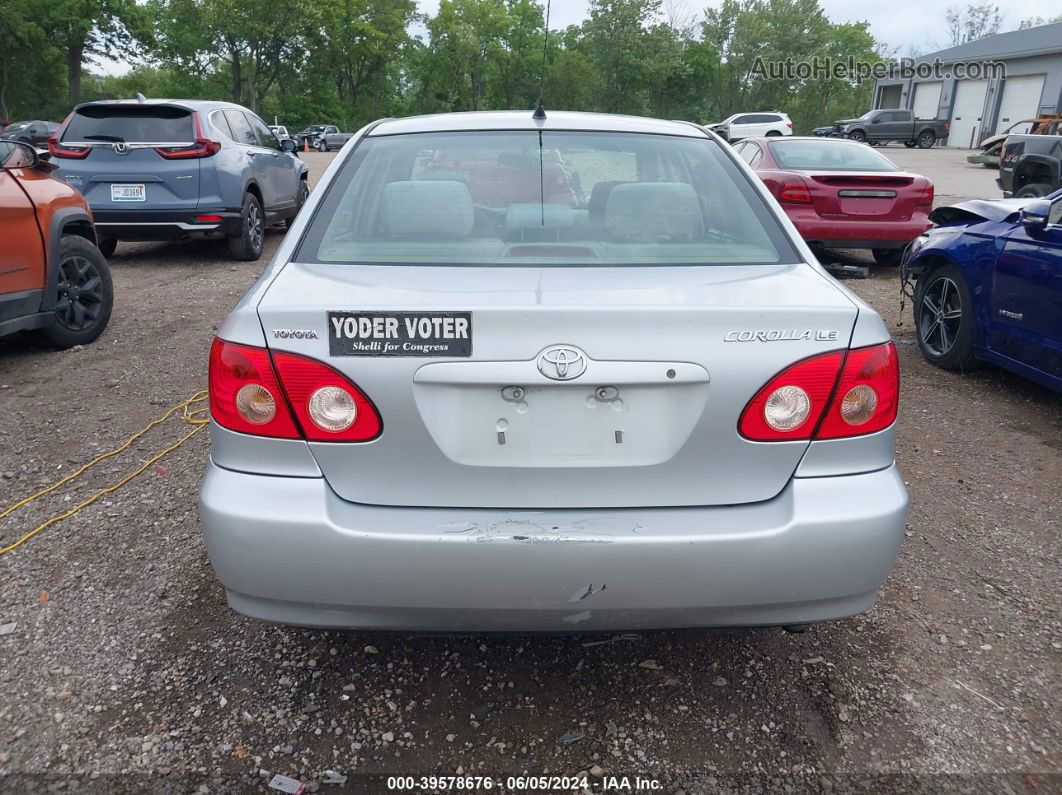 2005 Toyota Corolla Le Silver vin: 1NXBR32E35Z474593