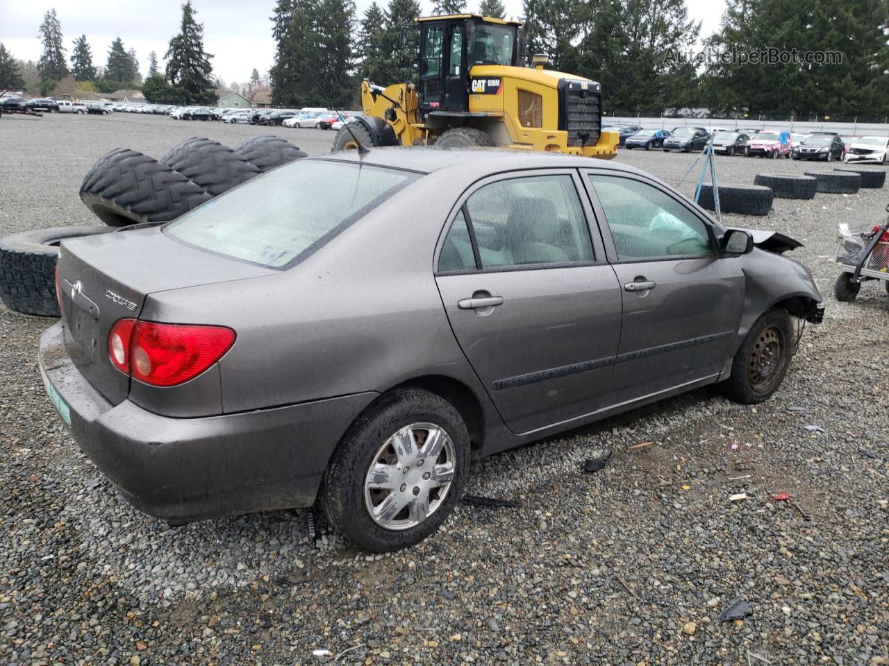 2005 Toyota Corolla Ce Gray vin: 1NXBR32E35Z502294