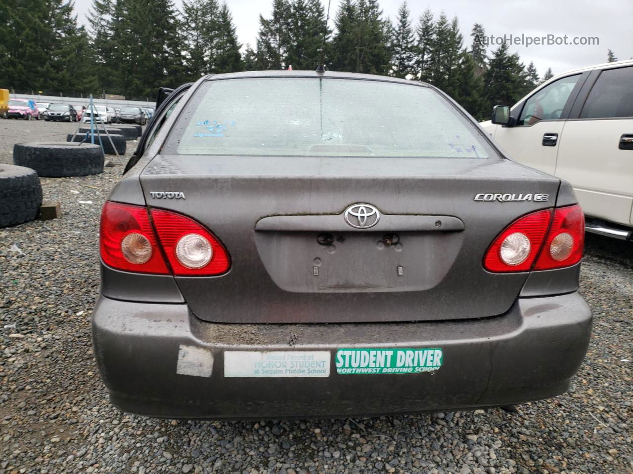 2005 Toyota Corolla Ce Gray vin: 1NXBR32E35Z502294