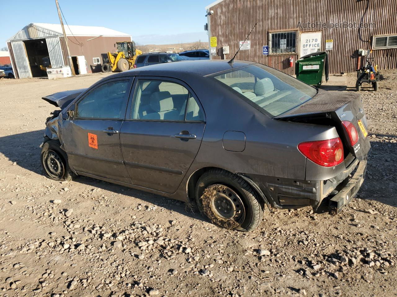 2005 Toyota Corolla Ce Gray vin: 1NXBR32E35Z551950