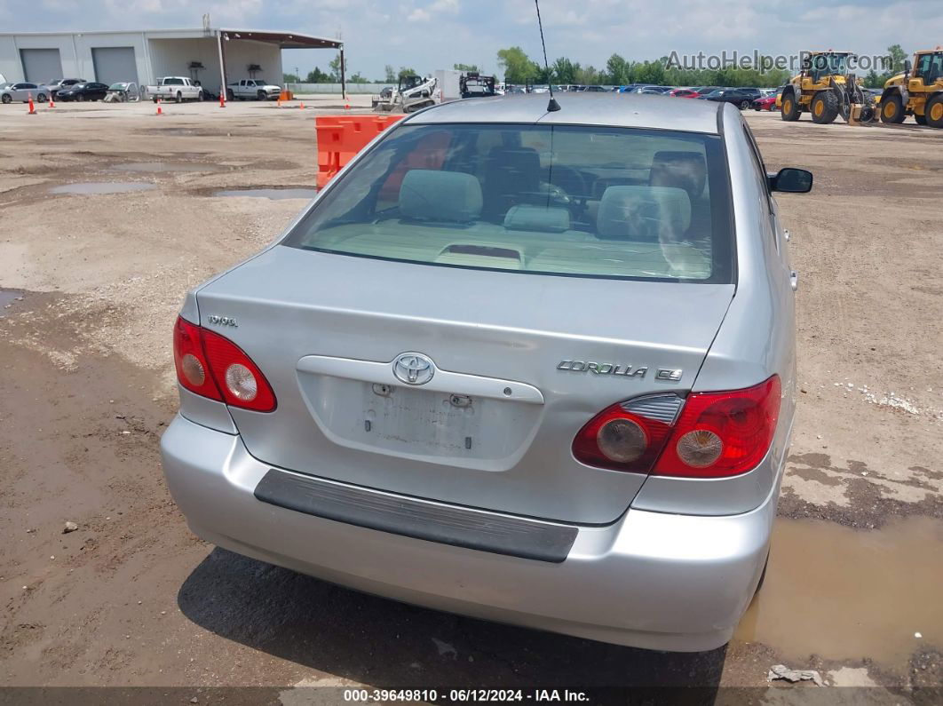 2008 Toyota Corolla Ce Silver vin: 1NXBR32E38Z014936