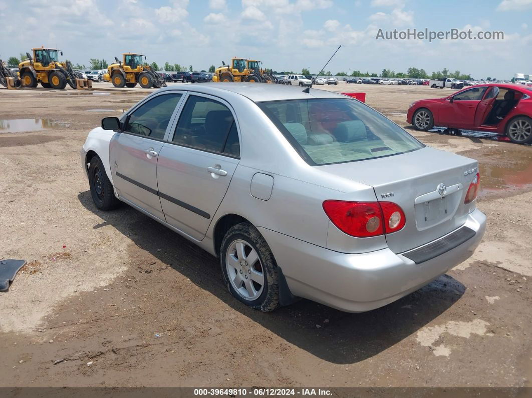 2008 Toyota Corolla Ce Silver vin: 1NXBR32E38Z014936