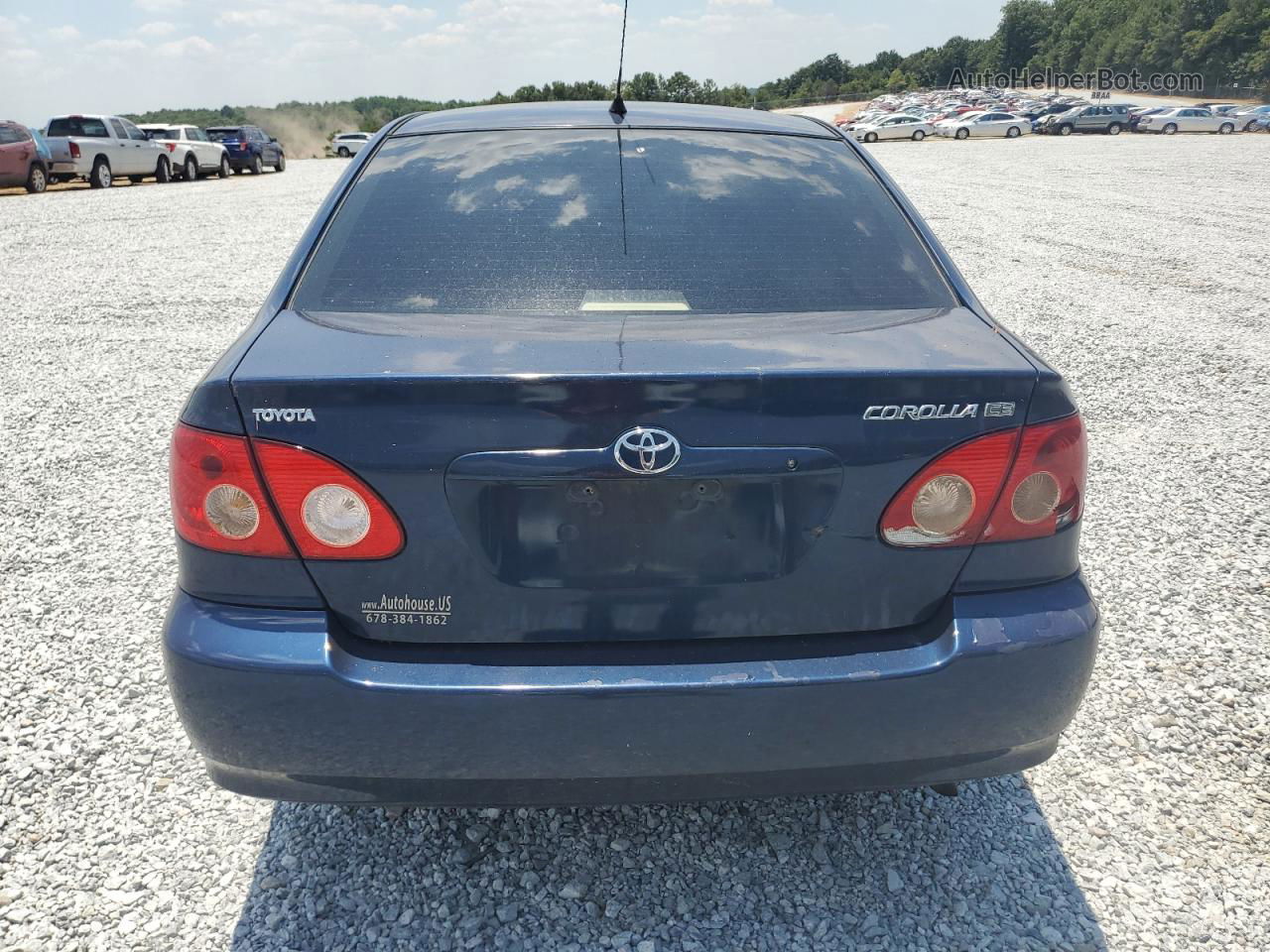 2008 Toyota Corolla Ce Blue vin: 1NXBR32E38Z016928