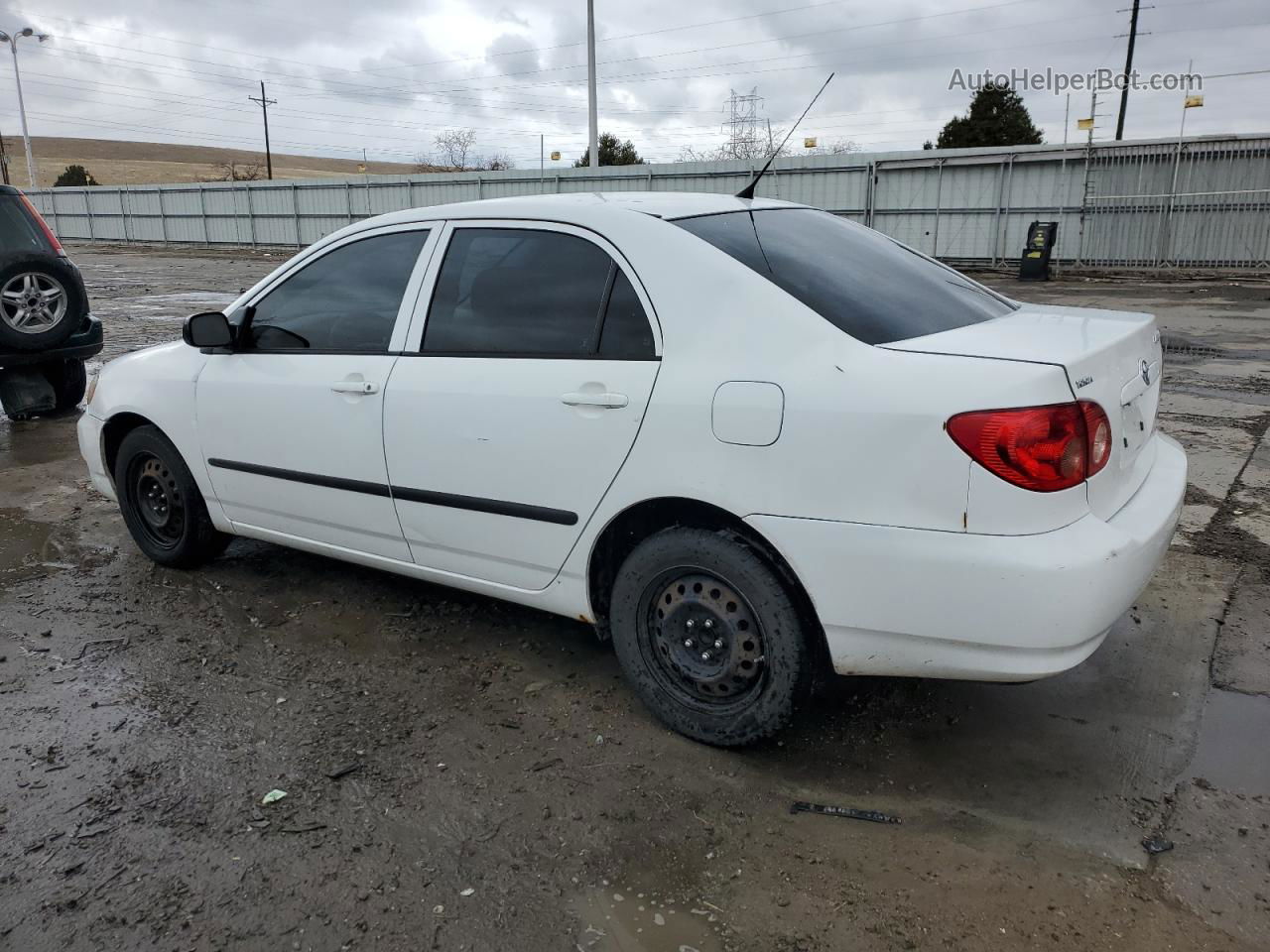 2008 Toyota Corolla Ce White vin: 1NXBR32E38Z026598