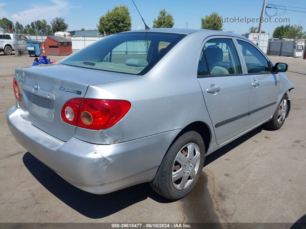 2008 Toyota Corolla Ce Silver vin: 1NXBR32E38Z027461