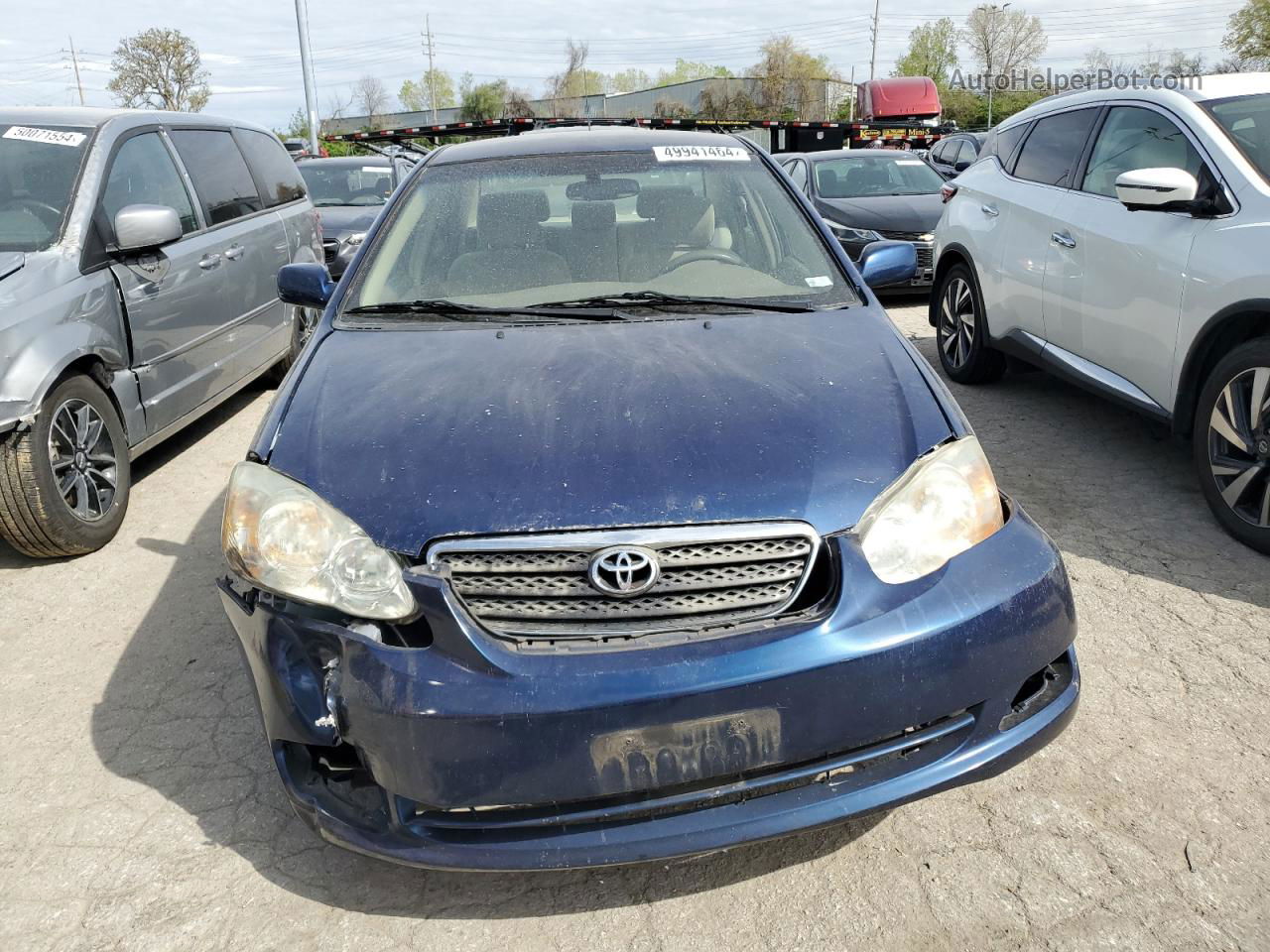 2008 Toyota Corolla Ce Blue vin: 1NXBR32E38Z971213