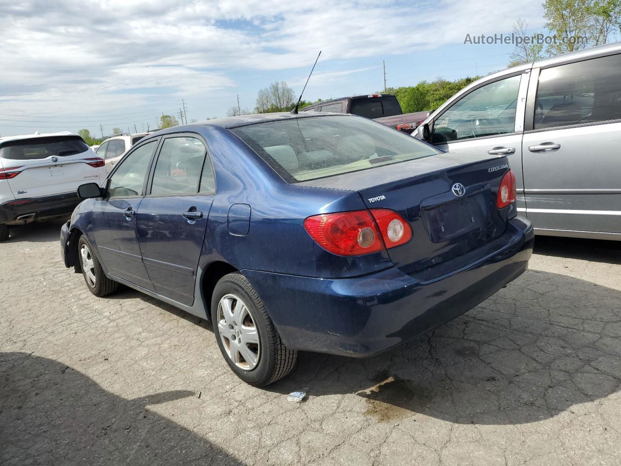 2008 Toyota Corolla Ce Синий vin: 1NXBR32E38Z971213