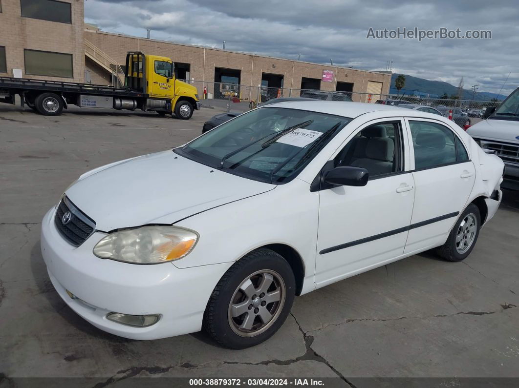 2008 Toyota Corolla Ce White vin: 1NXBR32E38Z996810