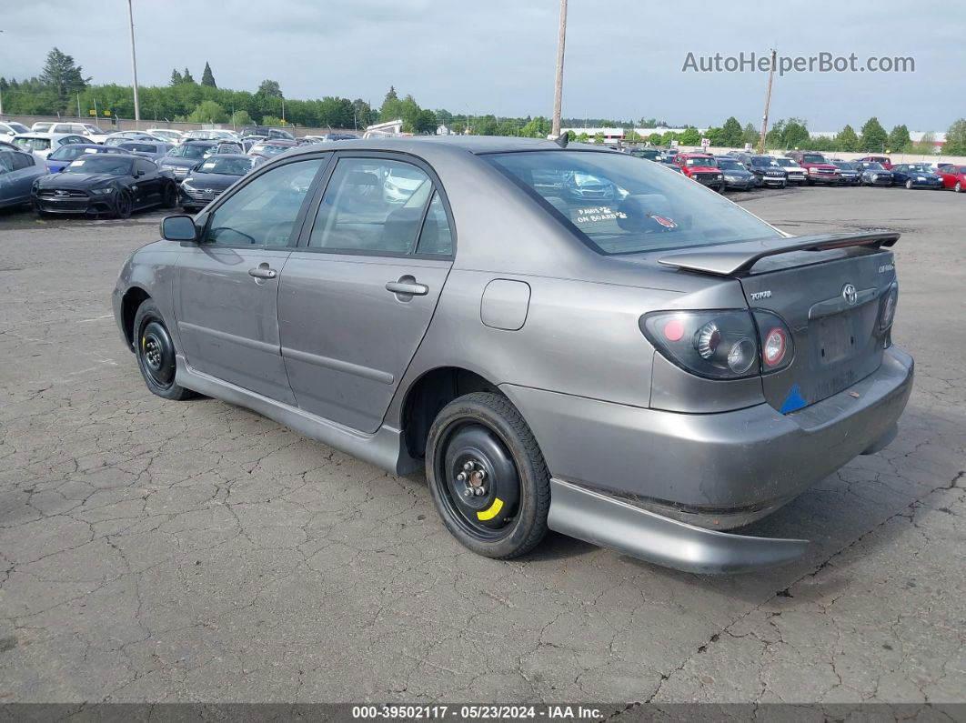 2003 Toyota Corolla S Gray vin: 1NXBR32E43Z112186