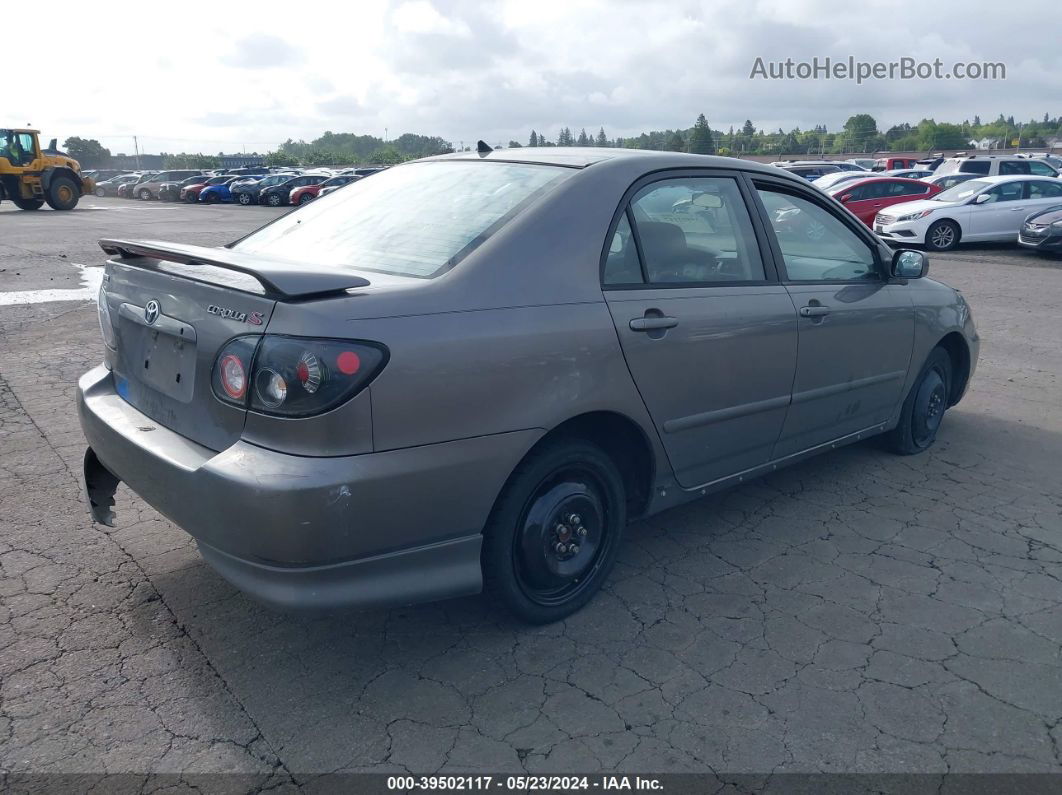 2003 Toyota Corolla S Gray vin: 1NXBR32E43Z112186