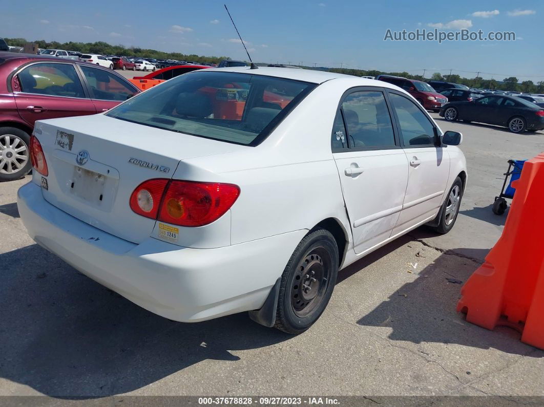 2003 Toyota Corolla Le White vin: 1NXBR32E43Z121907