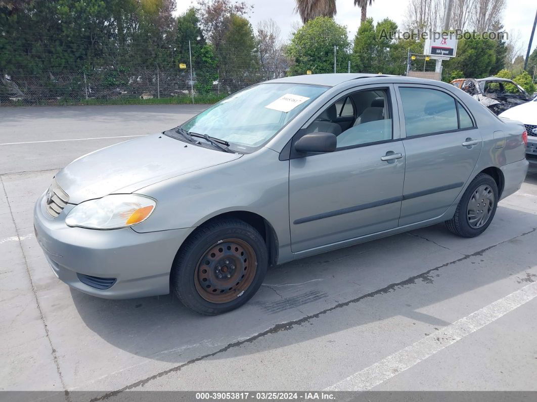 2003 Toyota Corolla Ce/le Gray vin: 1NXBR32E43Z141154