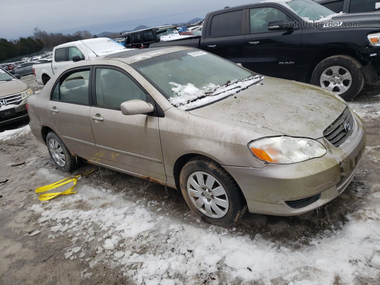 2003 Toyota Corolla Ce Tan vin: 1NXBR32E43Z165793