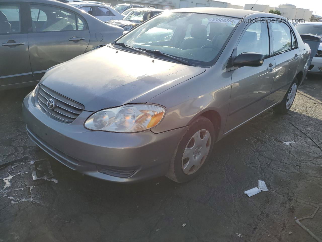 2003 Toyota Corolla Ce Серый vin: 1NXBR32E43Z174798