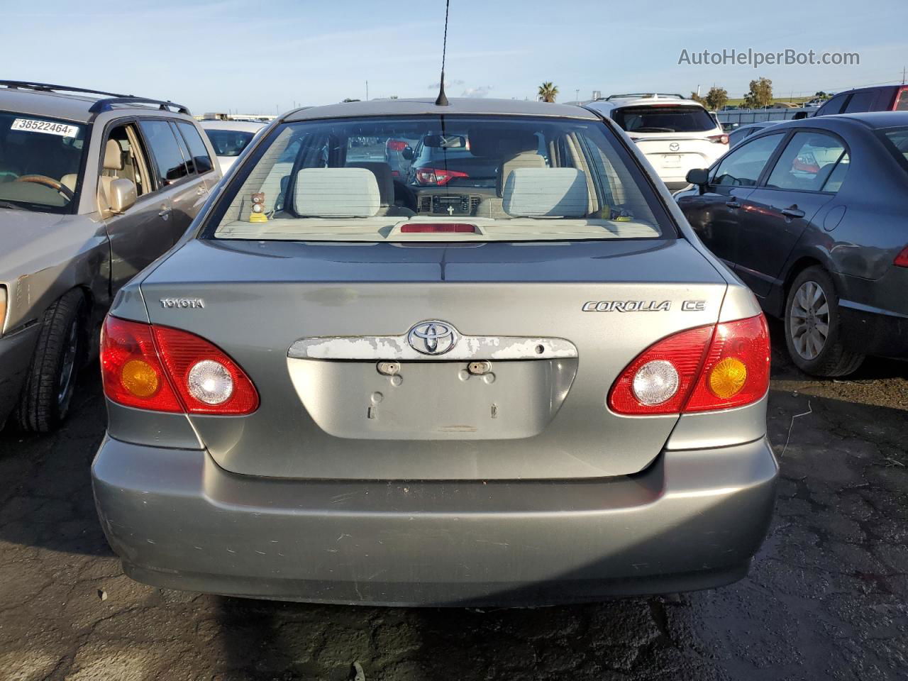 2003 Toyota Corolla Ce Серый vin: 1NXBR32E43Z174798