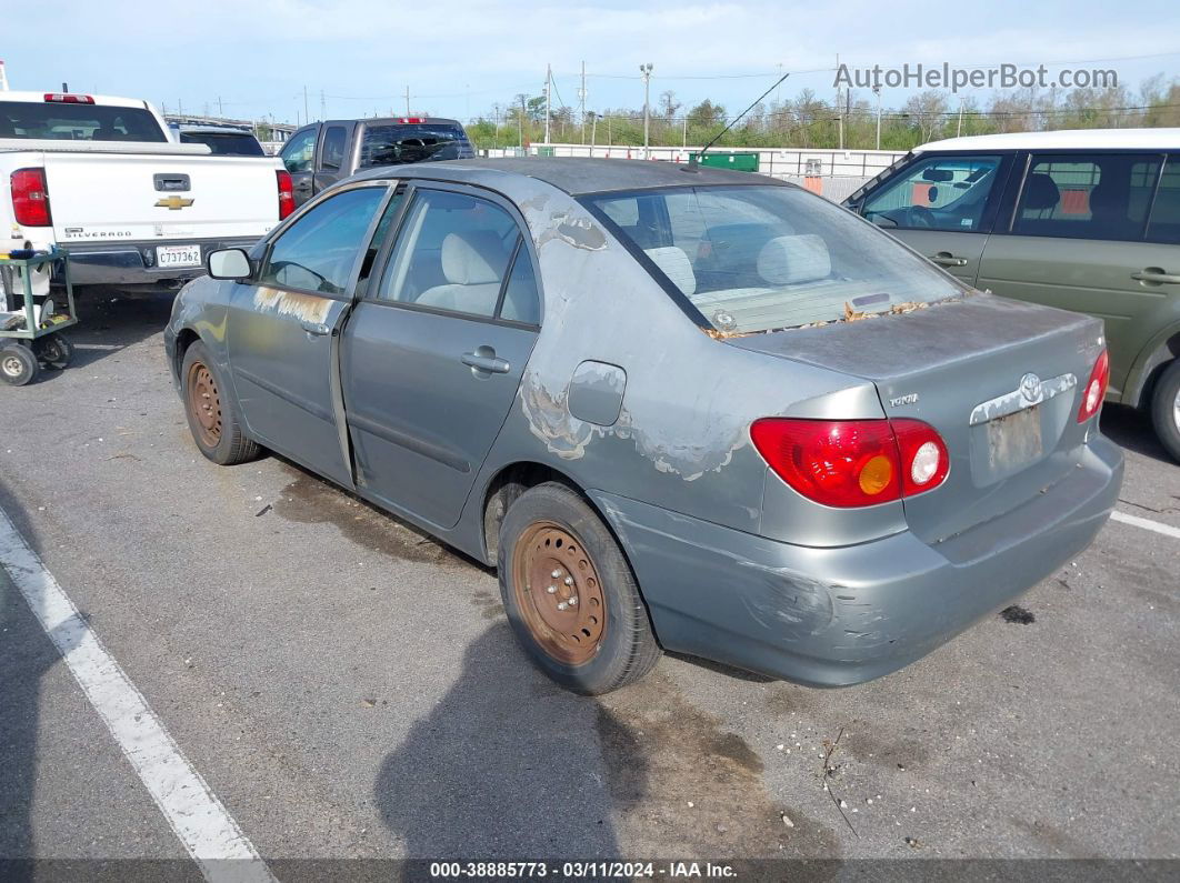 2003 Toyota Corolla Ce Gray vin: 1NXBR32E43Z183565