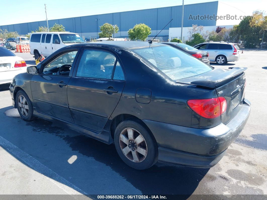 2004 Toyota Corolla S Black vin: 1NXBR32E44Z205212