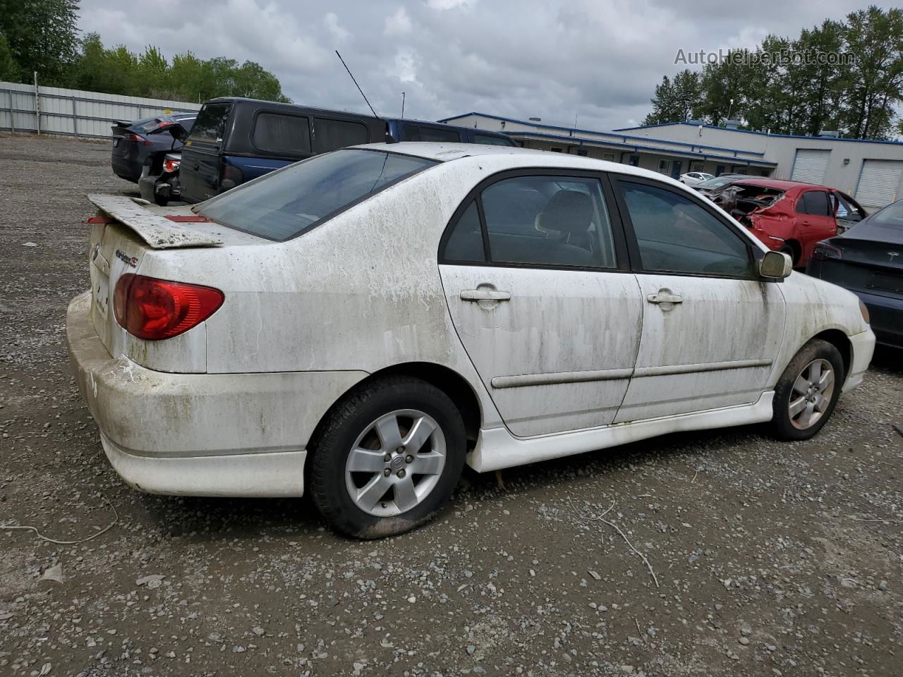 2004 Toyota Corolla Ce Белый vin: 1NXBR32E44Z216646