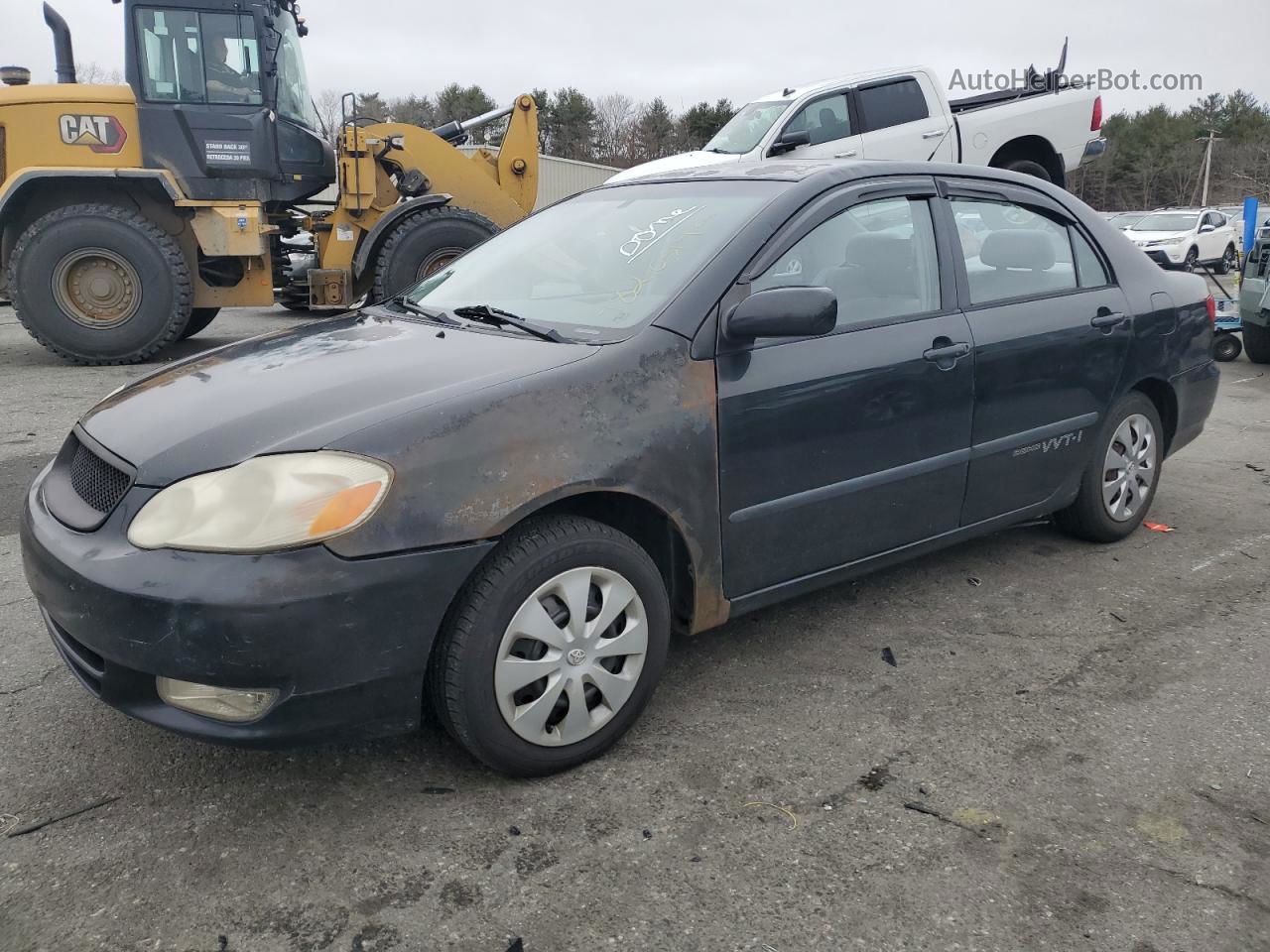 2004 Toyota Corolla Ce Black vin: 1NXBR32E44Z227985