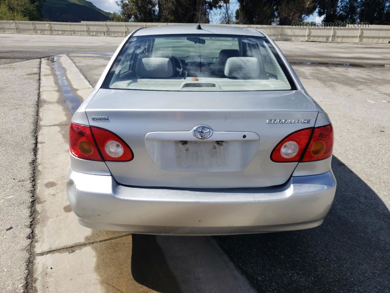 2004 Toyota Corolla Ce Silver vin: 1NXBR32E44Z243765