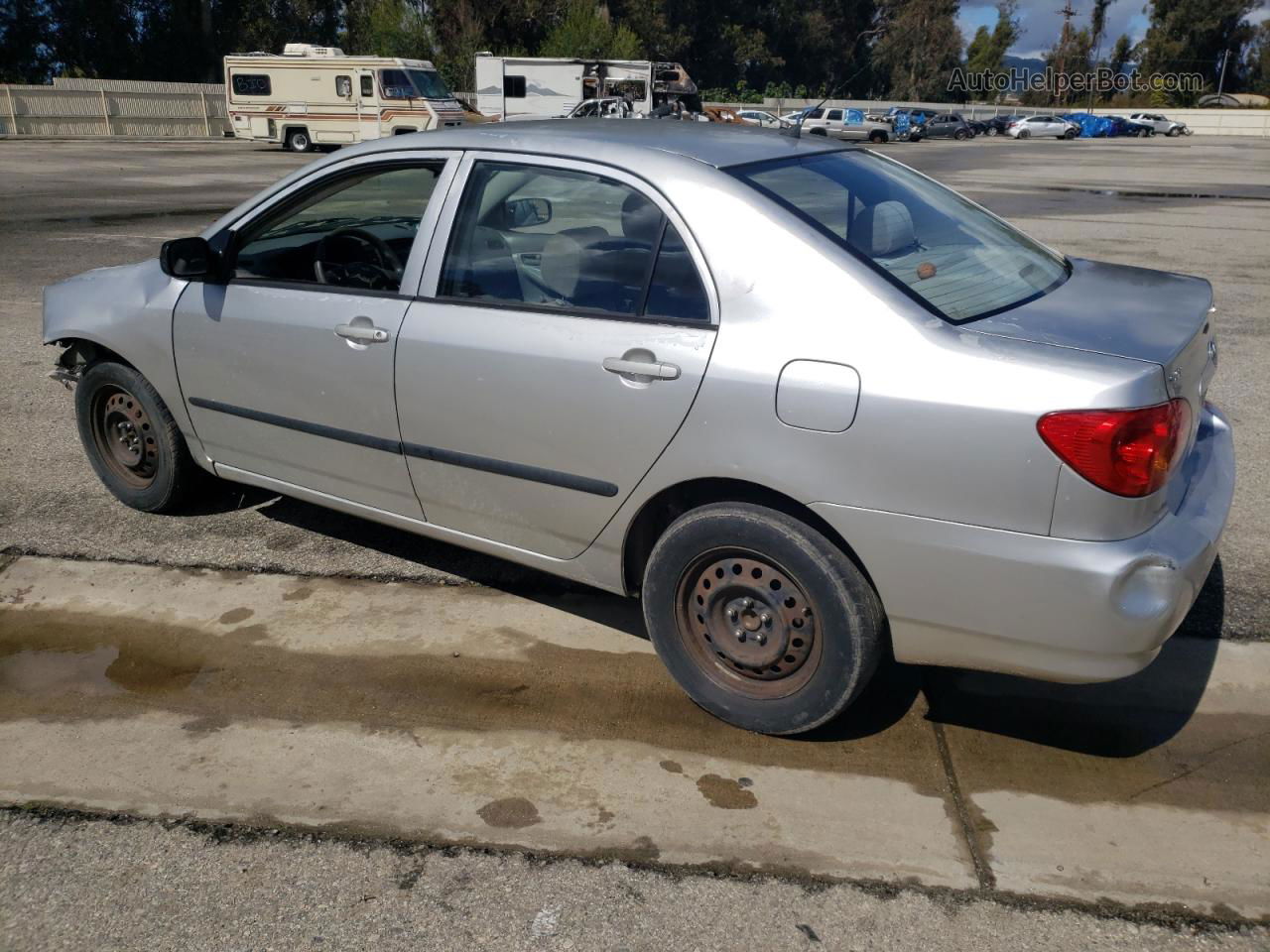 2004 Toyota Corolla Ce Silver vin: 1NXBR32E44Z243765