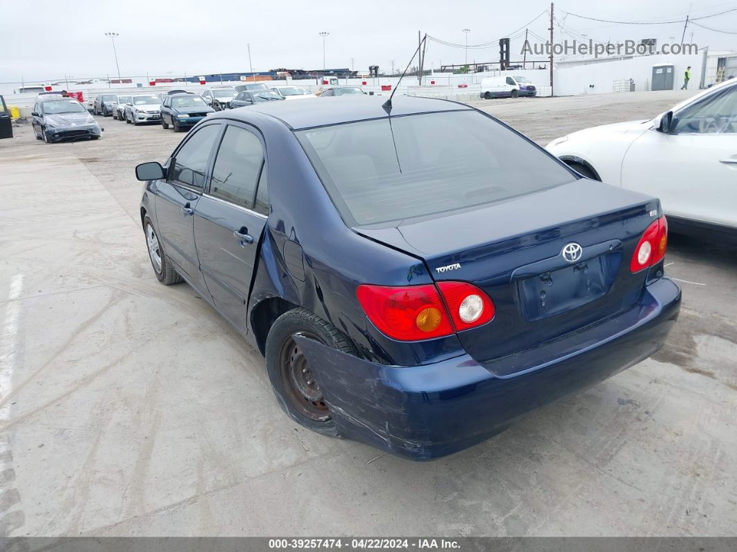 2004 Toyota Corolla Ce Blue vin: 1NXBR32E44Z244141