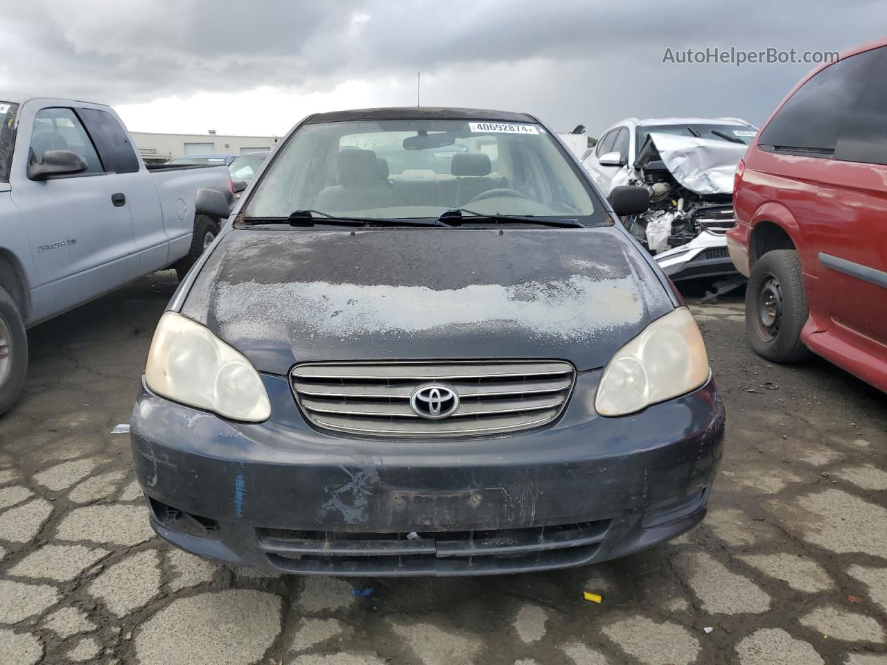 2004 Toyota Corolla Ce Black vin: 1NXBR32E44Z256354