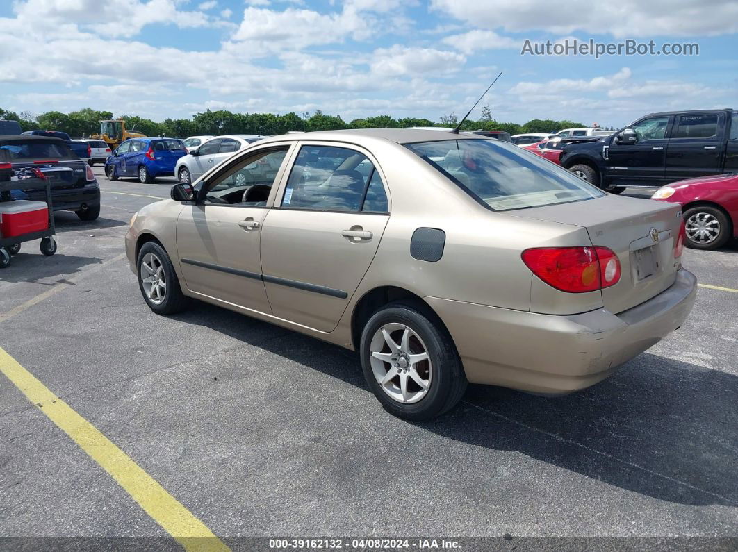 2004 Toyota Corolla Ce Желто-коричневый vin: 1NXBR32E44Z269878