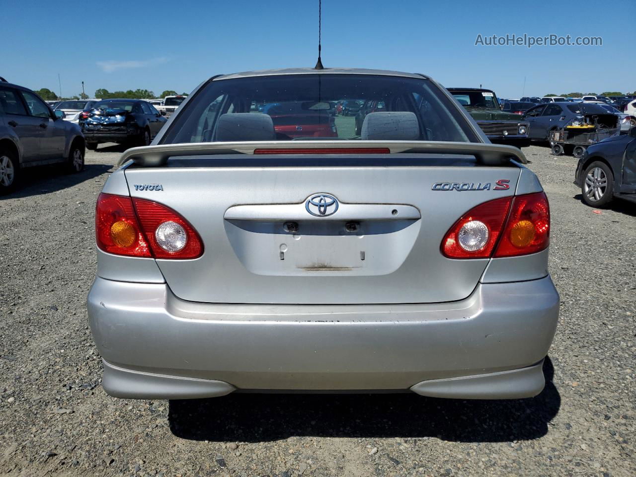 2004 Toyota Corolla Ce Silver vin: 1NXBR32E44Z289337