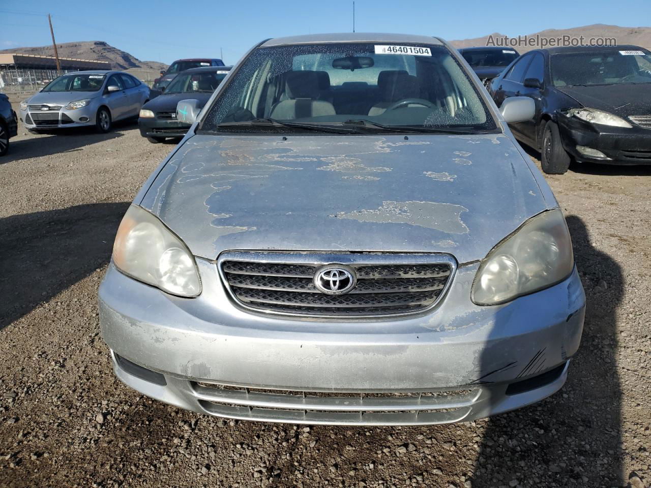 2004 Toyota Corolla Ce Silver vin: 1NXBR32E44Z290830