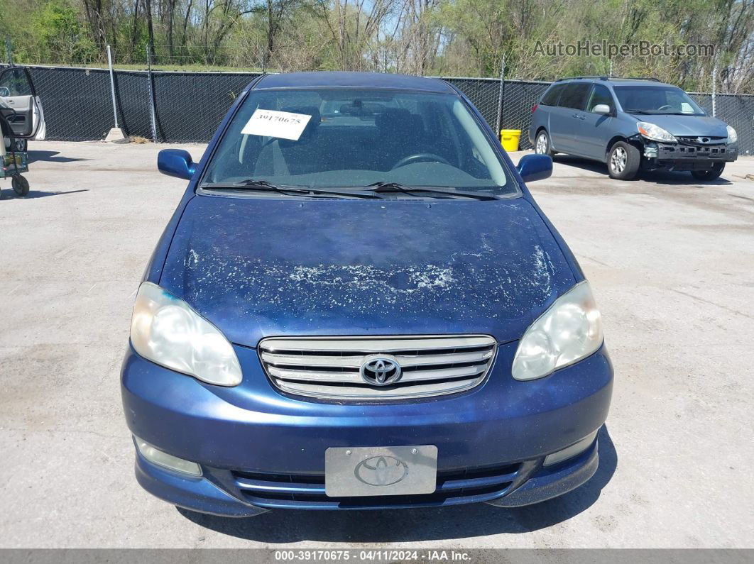 2004 Toyota Corolla S Blue vin: 1NXBR32E44Z291136