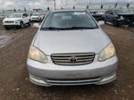 2004 Toyota Corolla Ce Silver vin: 1NXBR32E44Z296594