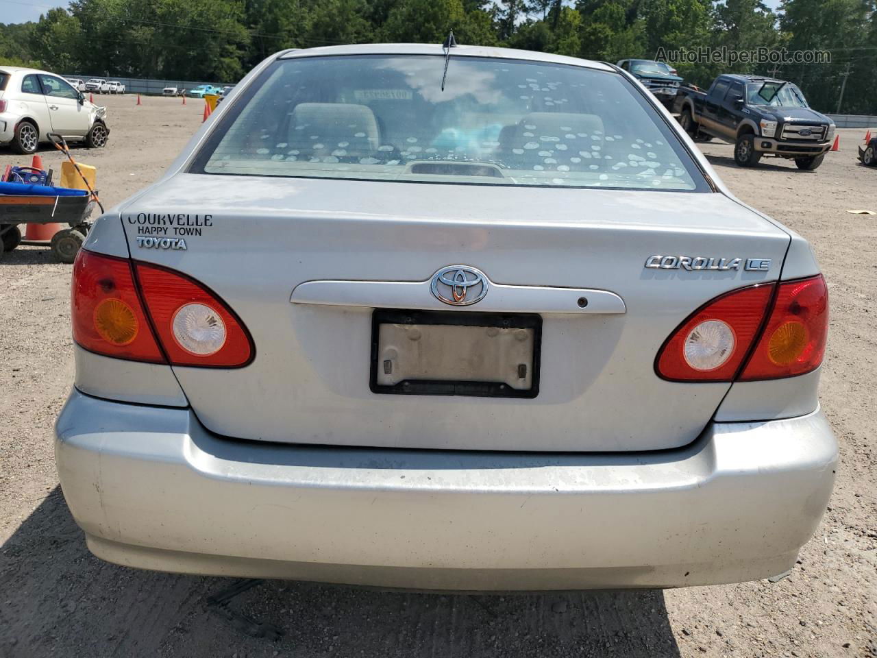 2004 Toyota Corolla Ce Silver vin: 1NXBR32E44Z298572