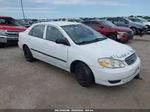 2004 Toyota Corolla Ce White vin: 1NXBR32E44Z300661